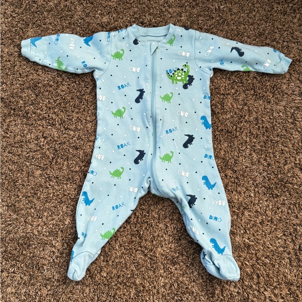 Tuffy Baby 2 Way Zip Sleeper Footies 6 Months